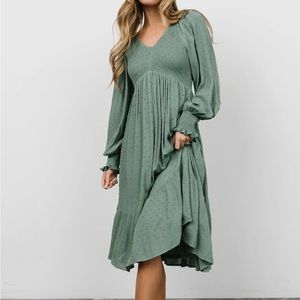 Baltic Born Dress in sage green. NWT Size Large. Could be maternity or not.